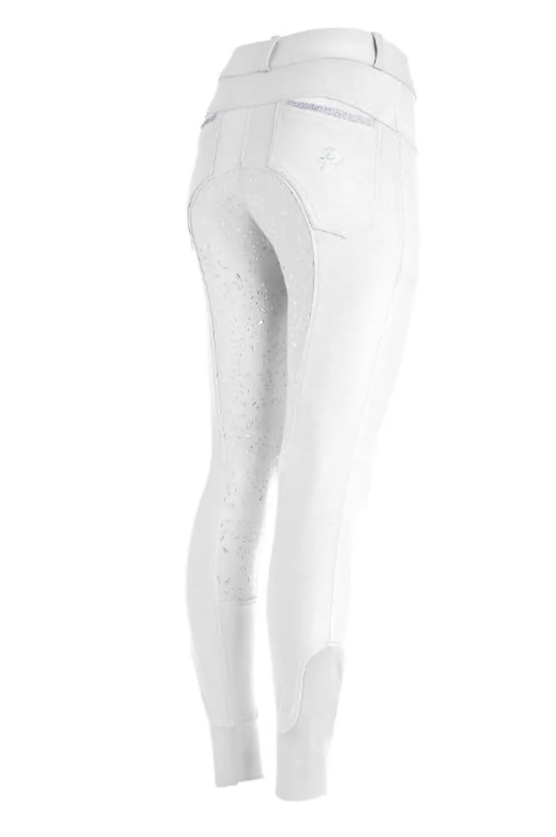 Glitter Bamboo Breech White